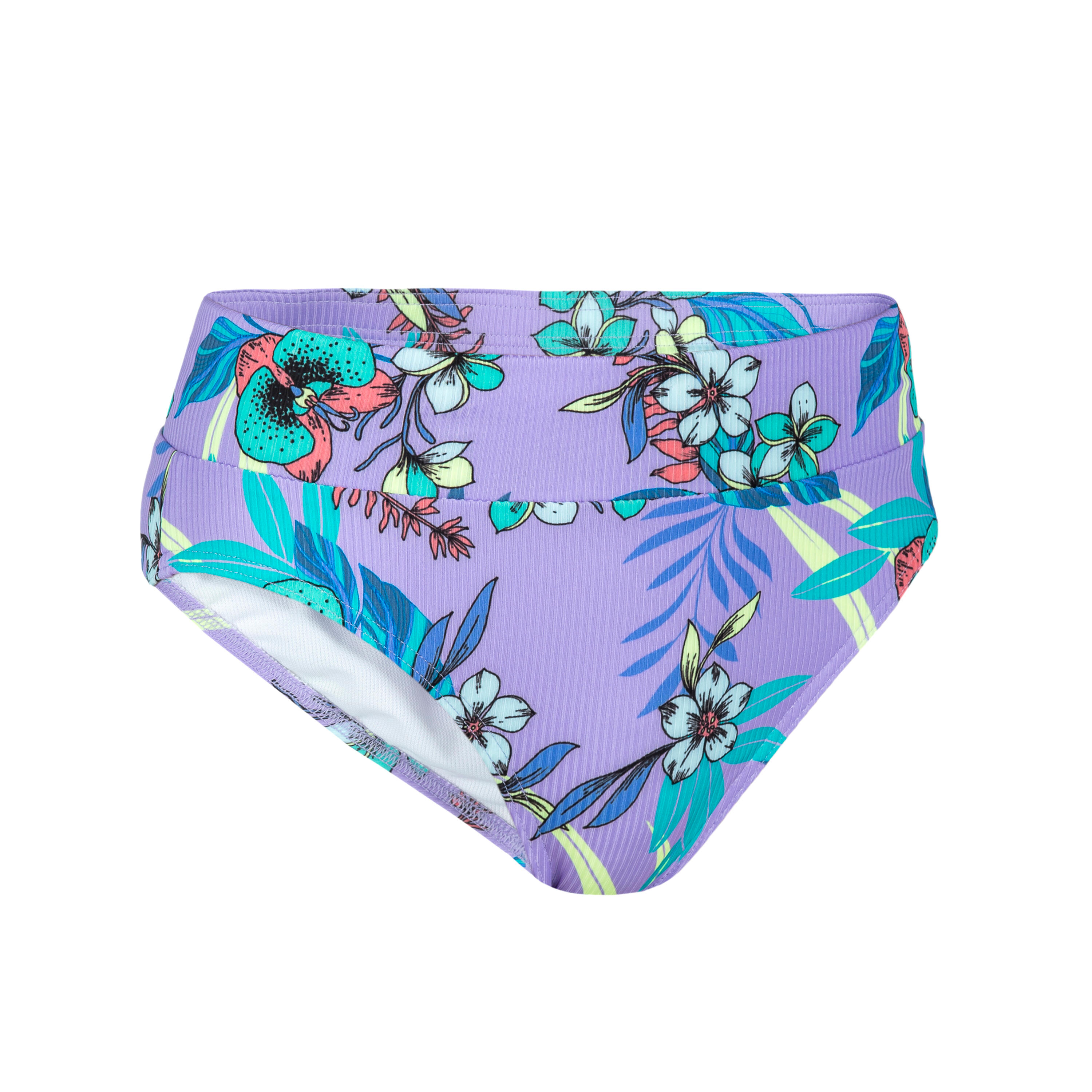 OLAIAN Bikini-Hose Mädchen texturiert 500 Bao Orchid violett