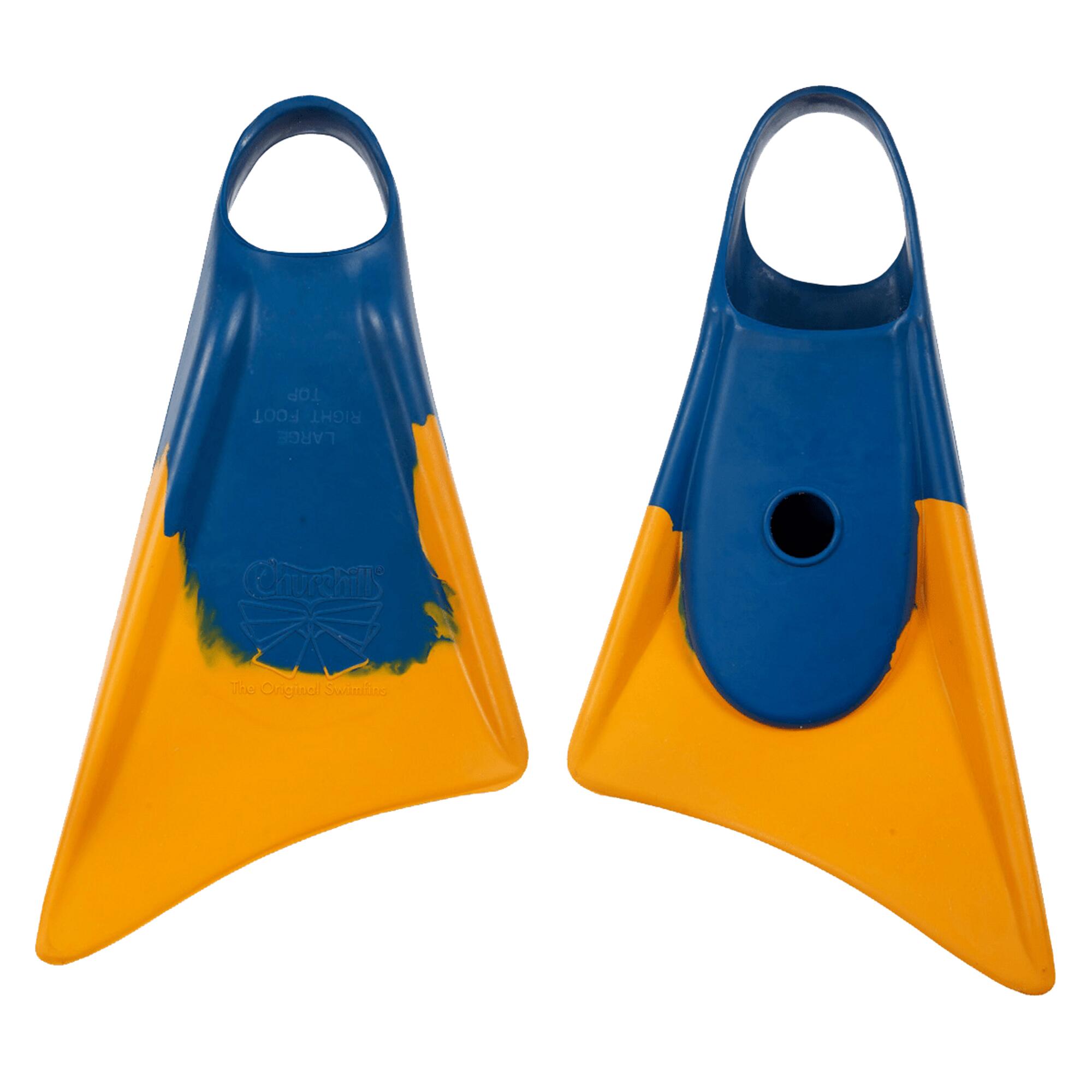 Churchill Flossen Bodyboard Makapuu orange/blau L