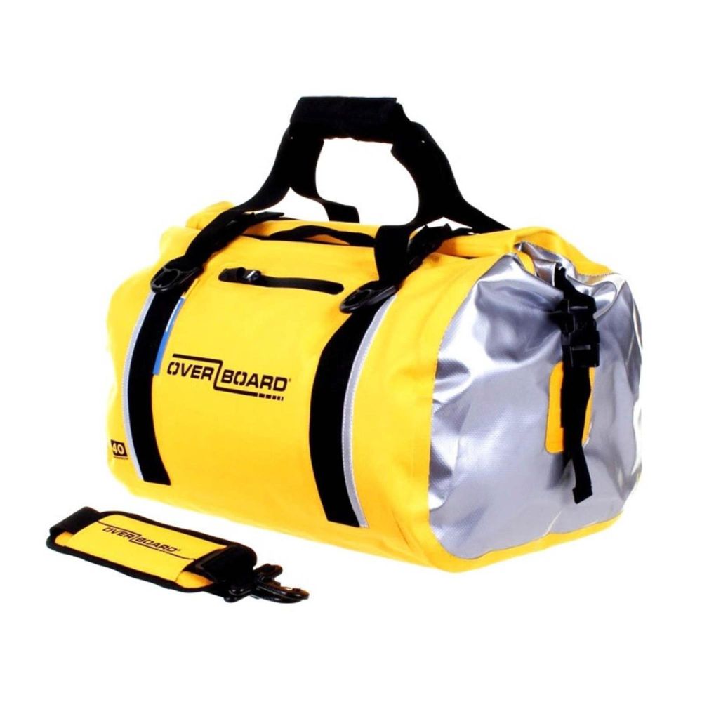 OverBoard wasserdichte Duffel Bag 40 Liter Gelb