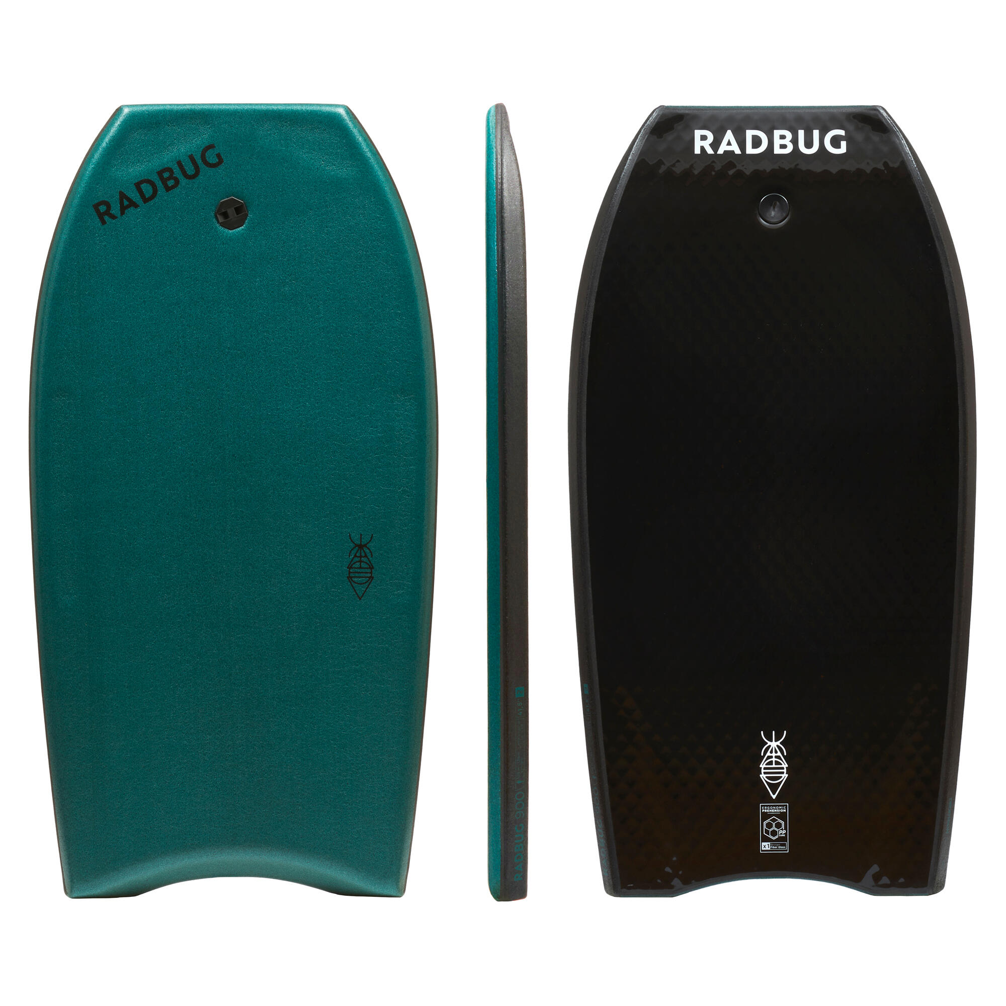 RADBUG Bodyboard 900 grün/schwarz 41.5