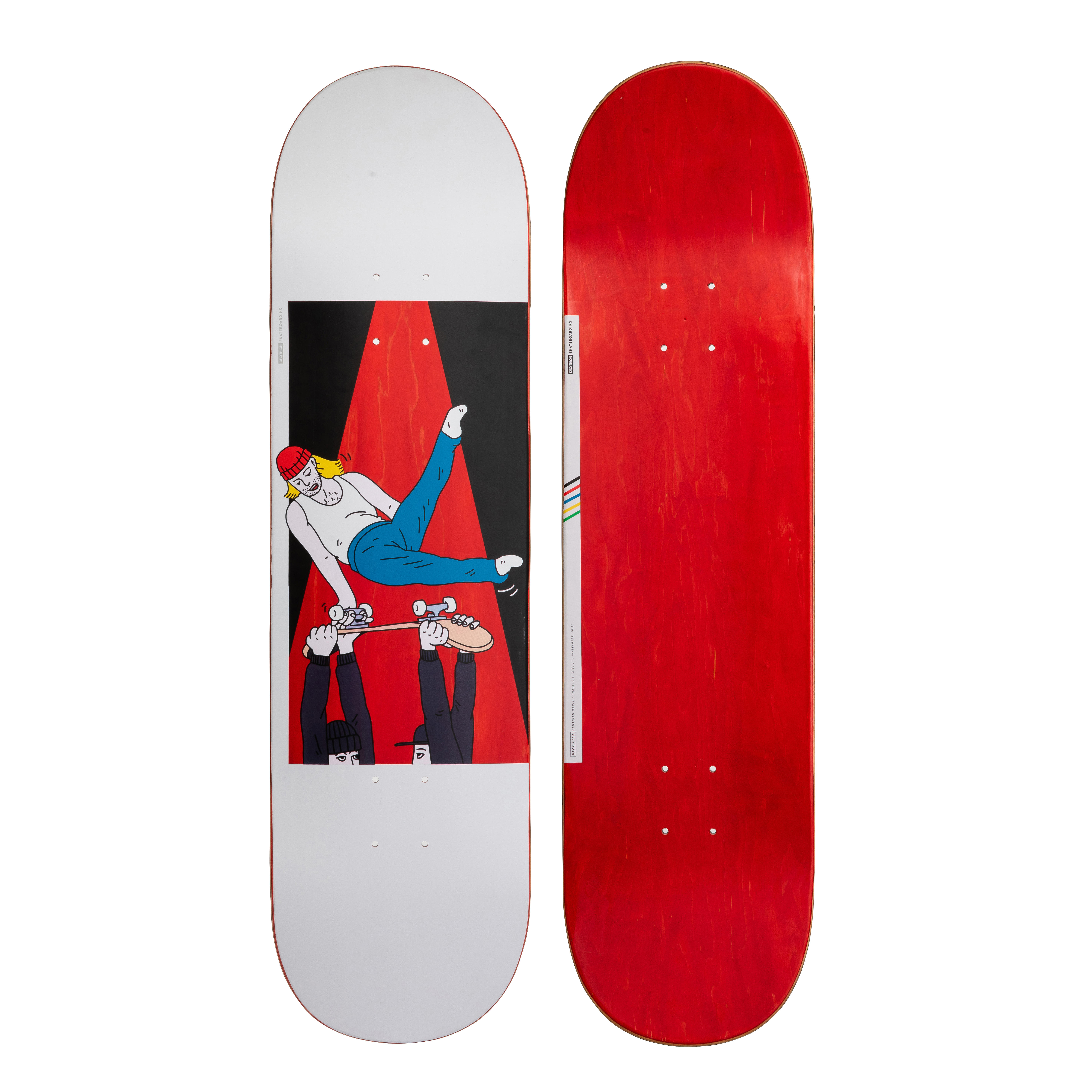 OXELO Skateboard-Deck 120 Bruce Größe 8,5